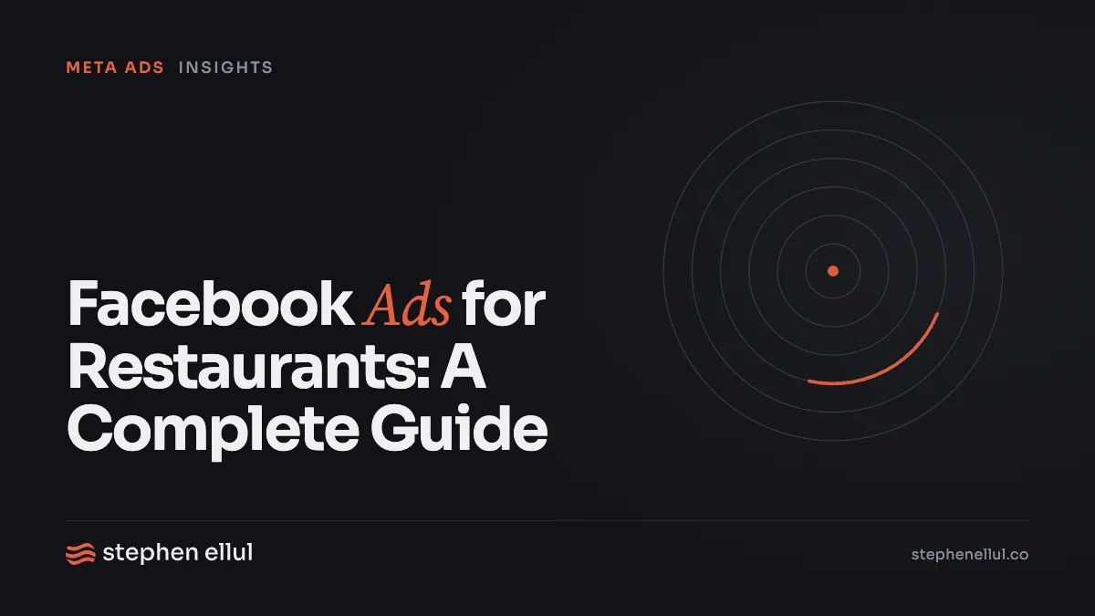 Facebook Ads for Restaurants: A Complete Guide cover